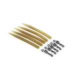 Gyorskapocs szilikoncsővel  XL 5+5db