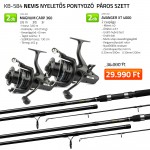 Nyeletős pontyozó páros szett 2x 1226-363+ 2x 2290-240