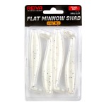 Flat Minnow shad 7,5cm 4db/cs (Pearl Dot)