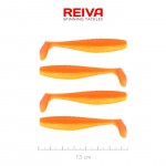Flat Minnow shad 7,5cm 4db/cs (Shiny Orange)