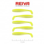 Flat Minnow Shad 5cm 5db/cs (Flash Lemonade)