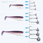 Flat Minnow shad 12,5cm 3db/cs (Purple Pearl)