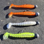 Reiva Stream Shad 10cm (Shiny Orange)