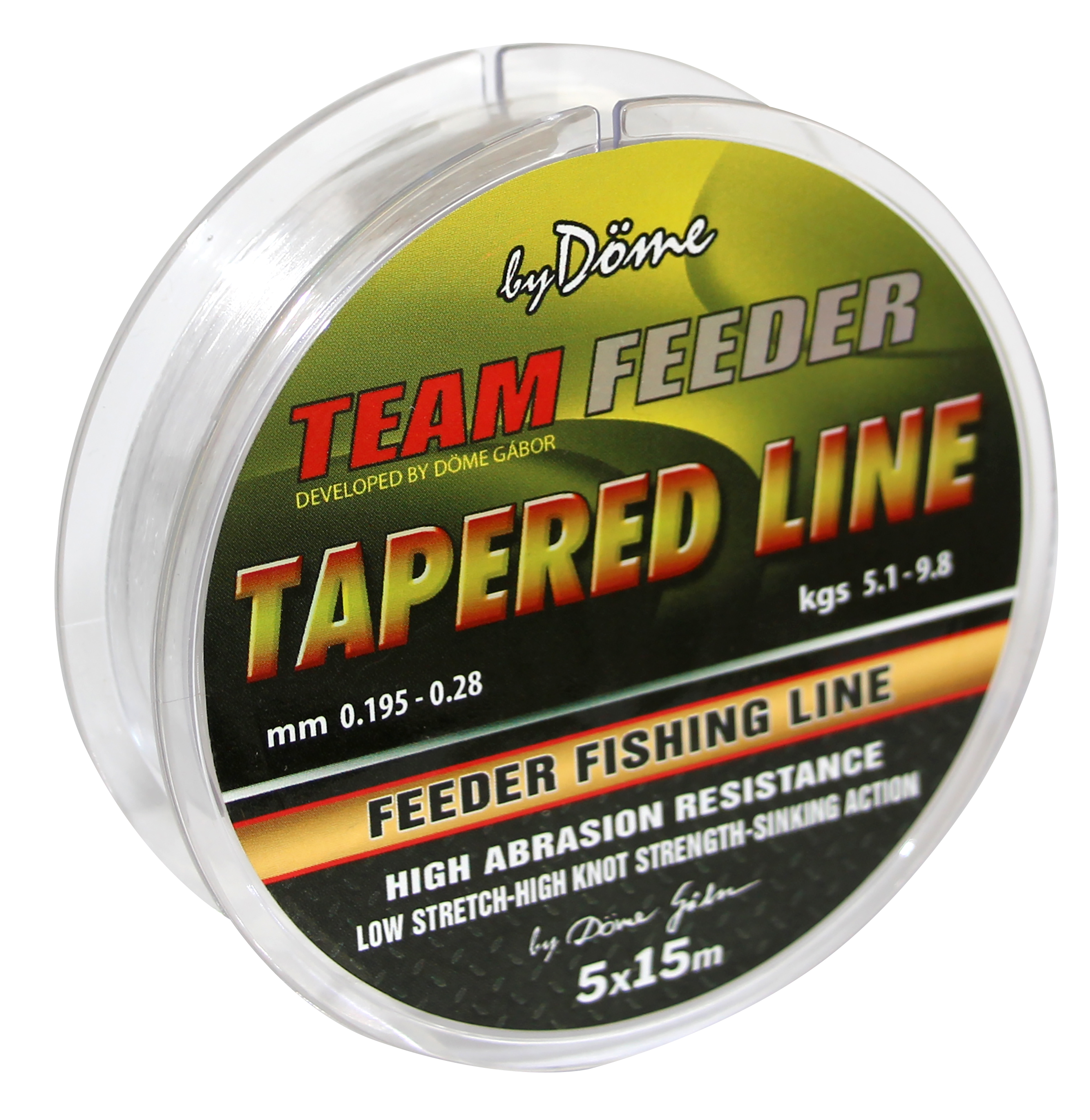 BY DÖME TF TAPERED LEADER 15M X5 0.18-0.20