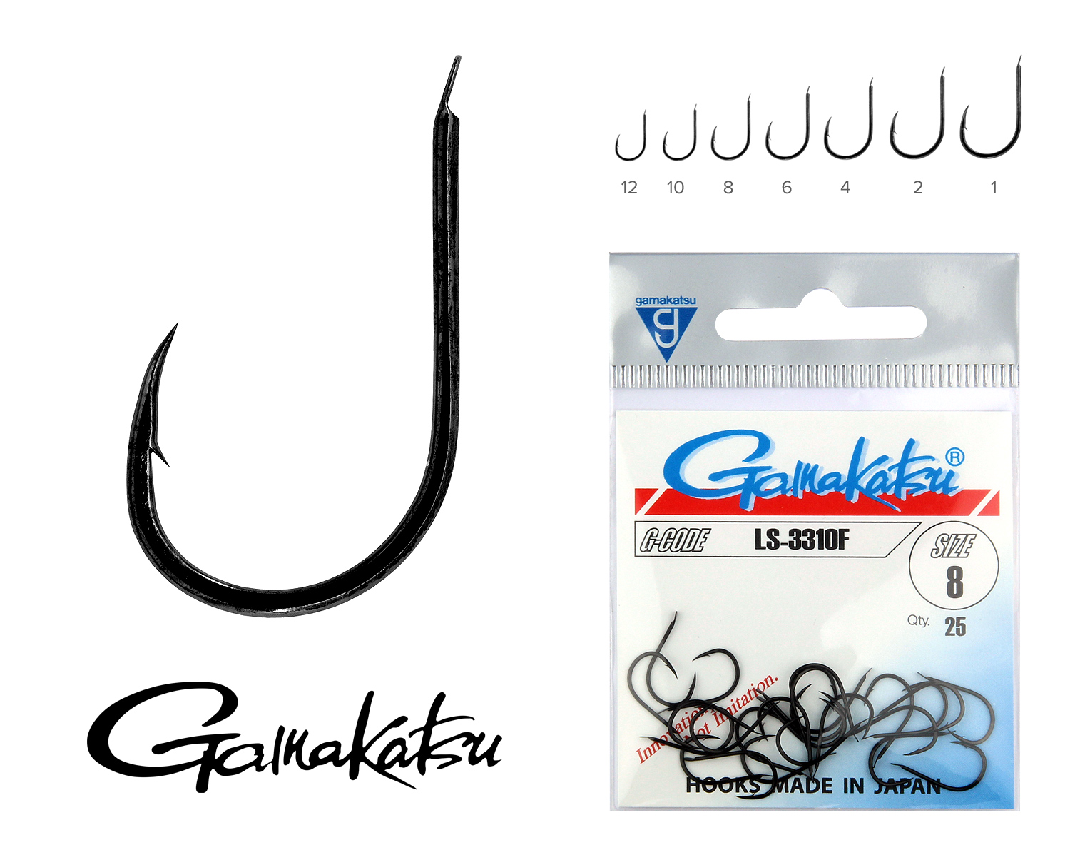 GAMAKATSU HOROG LS-3310F SIZE 12 (25/CS)