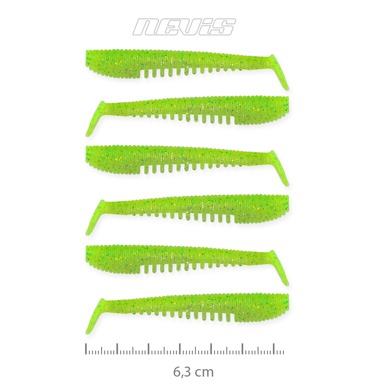 Impulse Shad 6.3cm 6db/cs (Flash Chartreuse)