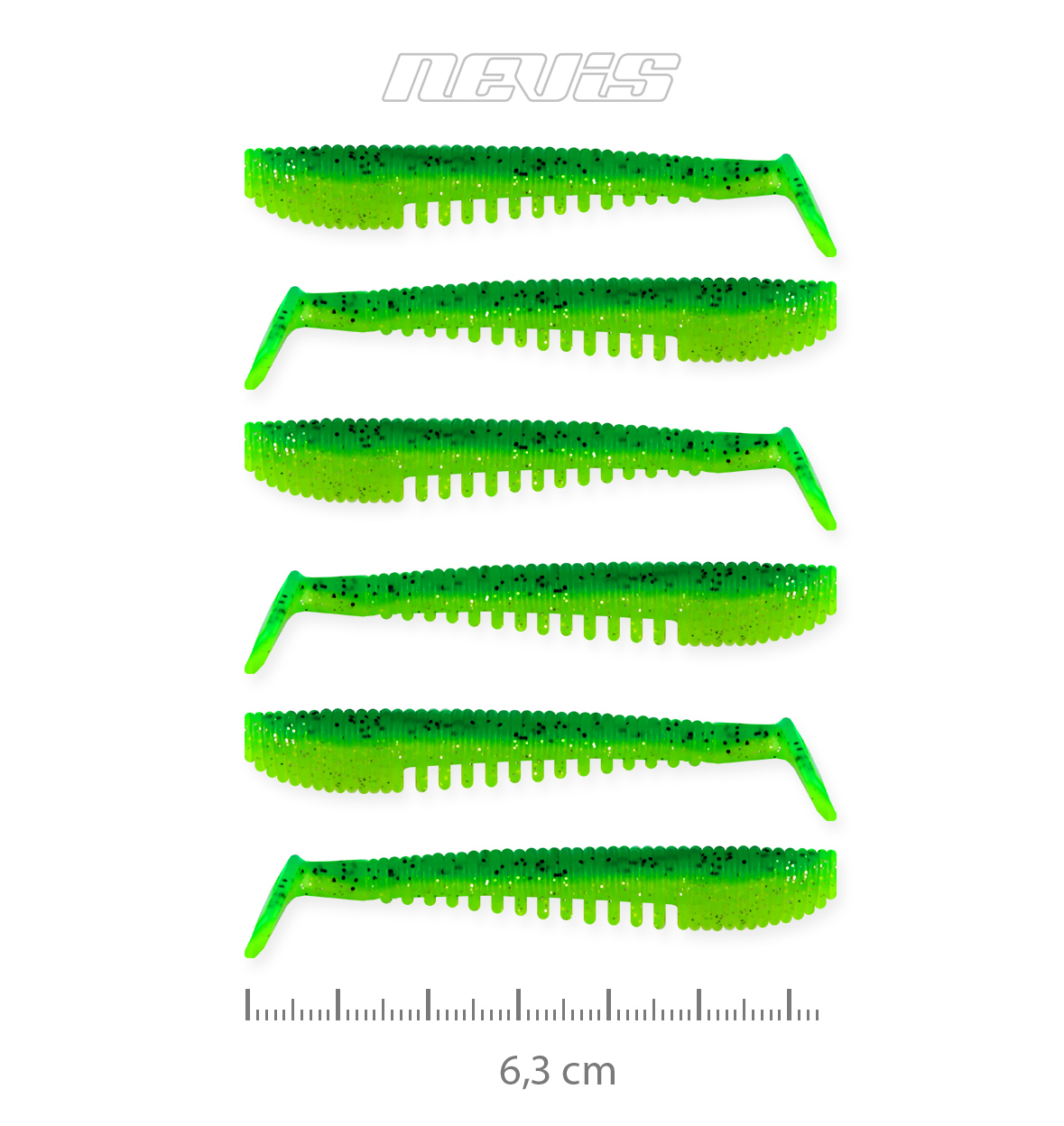 Impulse Shad 6.3cm 6db/cs (Poison green)