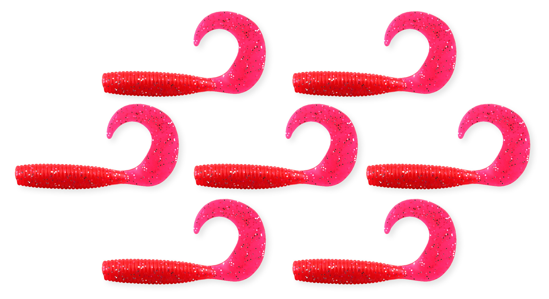 Twister 6cm  7db/cs piros flitter