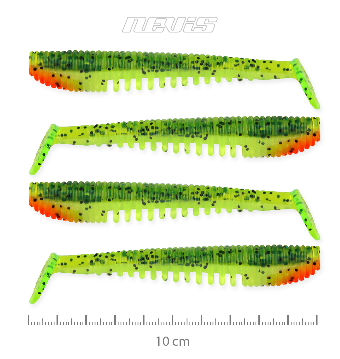 Impulse Shad 10cm 4db/cs (Watermelon)