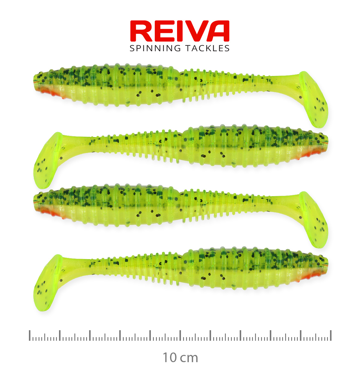 Zander Power Shad 10cm 4db/cs (Watermelon)