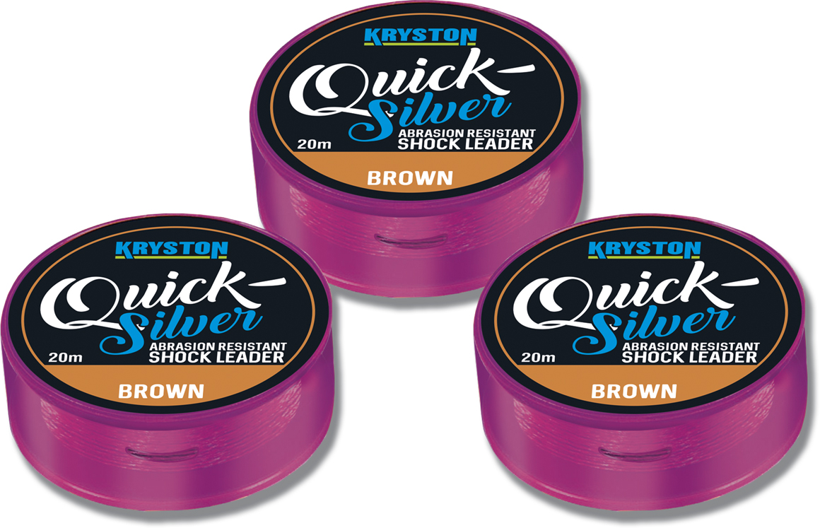 Quicksilver Shock Leader 45lbs 20m Brown  AKCI -30%