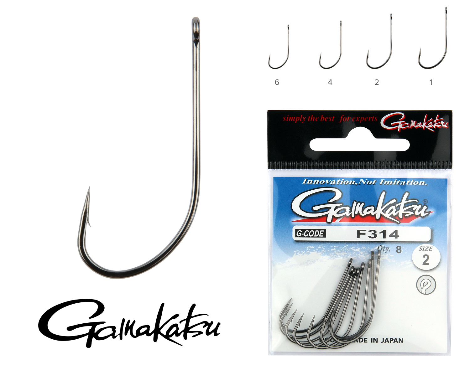 GAMAKATSU HOROG F314 SIZE 1 (6/CS)