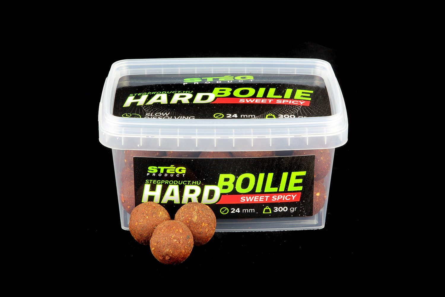 STÉG HARD BOILIE 24MM SWEET SPICY 300G BOJLI