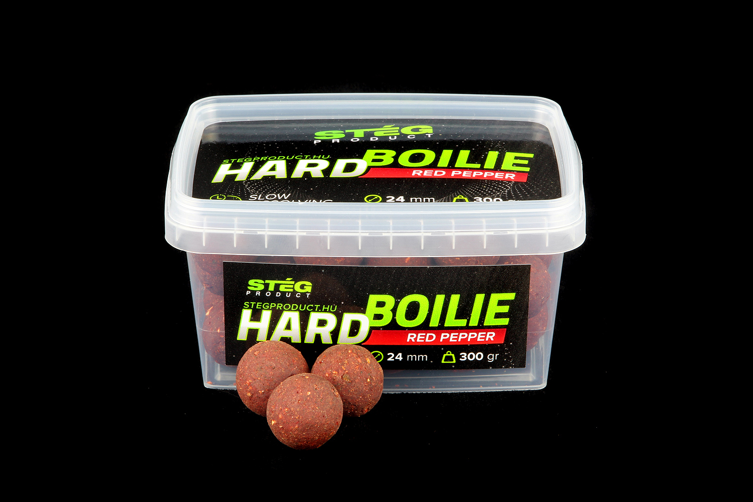 STÉG HARD BOILIEI 30MM RED PEPPER 300G BOJLI