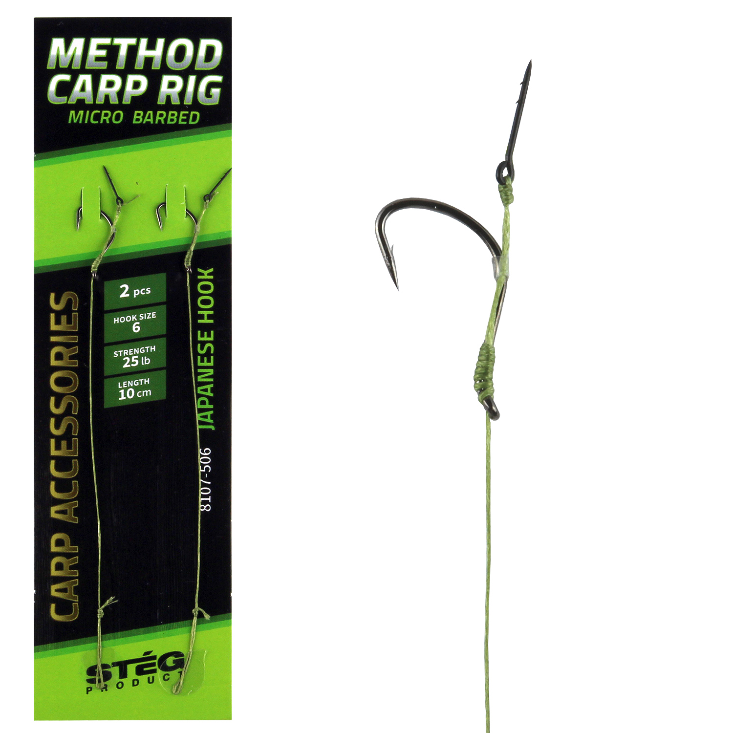 STÉG METHOD CARP ELŐKE TÜSKÉVEL 10CM 6-OS 2DB/CS