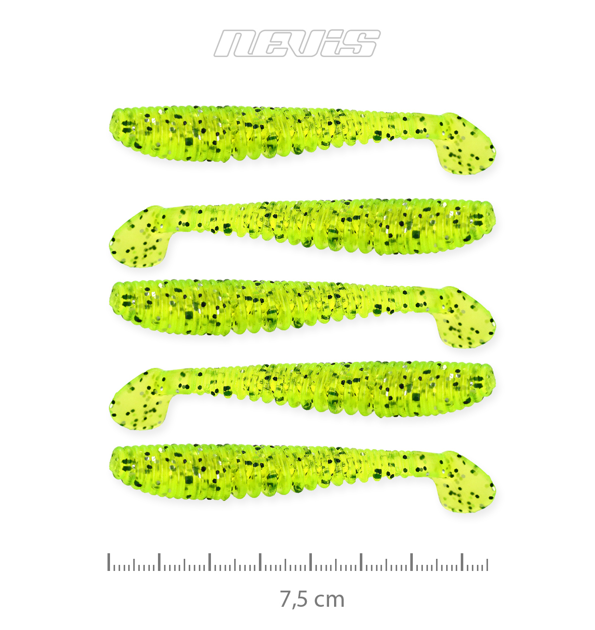 Impulse Shad 7.5cm 5db/cs (Poppy green)