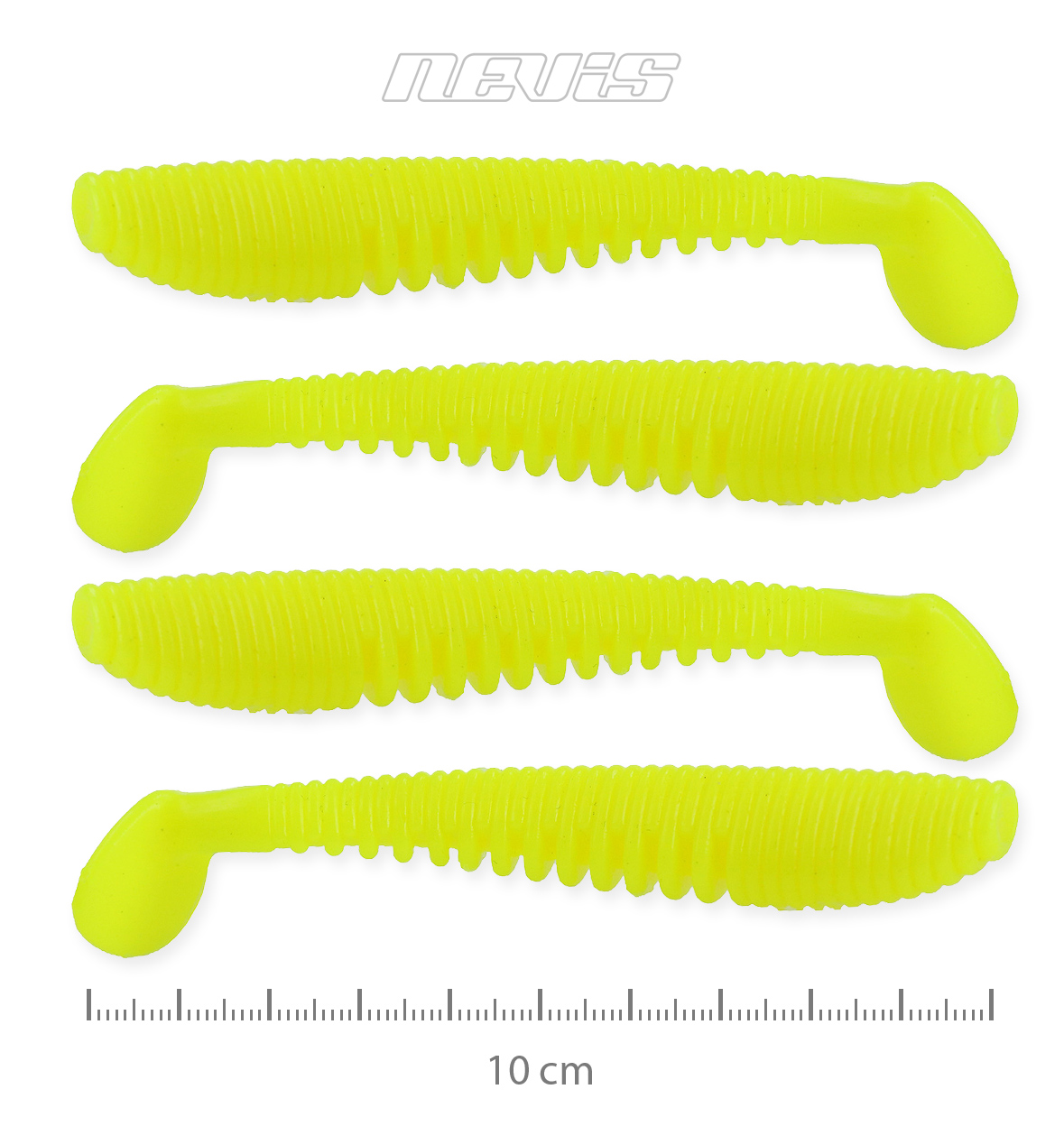NEVIS IMPULSE SHAD 10CM  4DB/CS  CITROMSÁRGA
