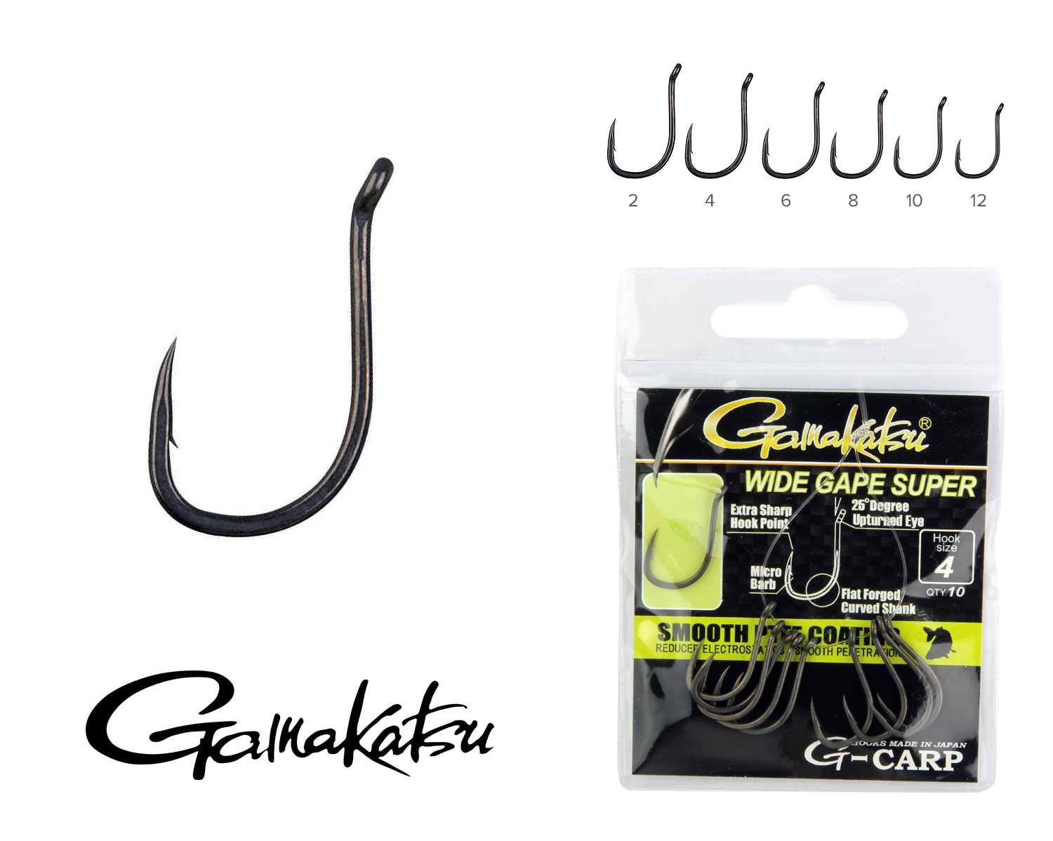 G-Carp Wide Gape Super 10/cs. 2-es