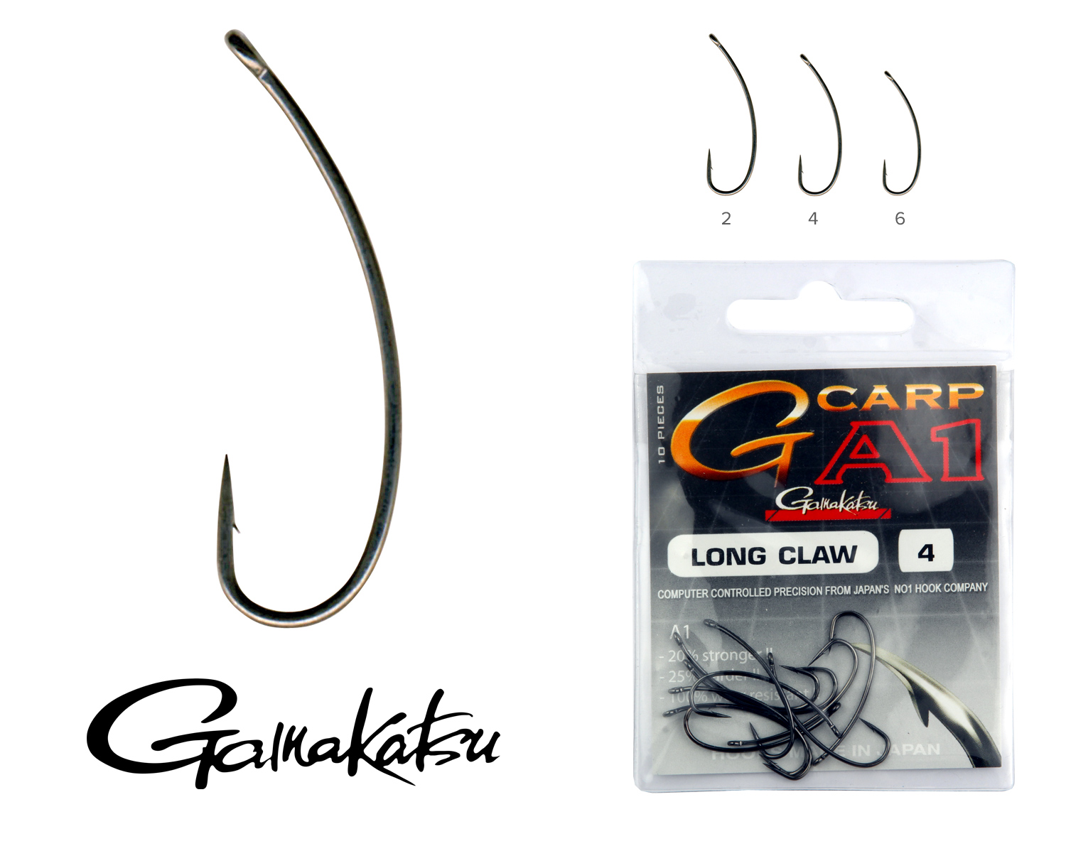 GAMAKATSU G-CARP A1 LONG CLAW 2  10DB/CS