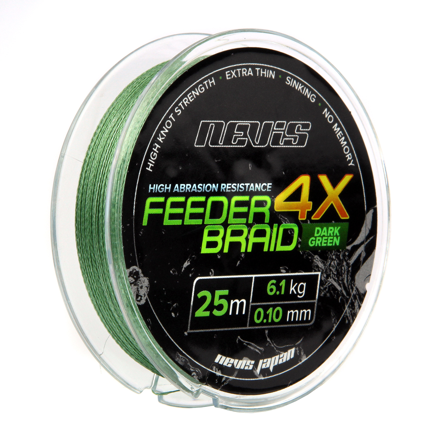 NEVIS FEEDER BRAID 0.12MM 25M