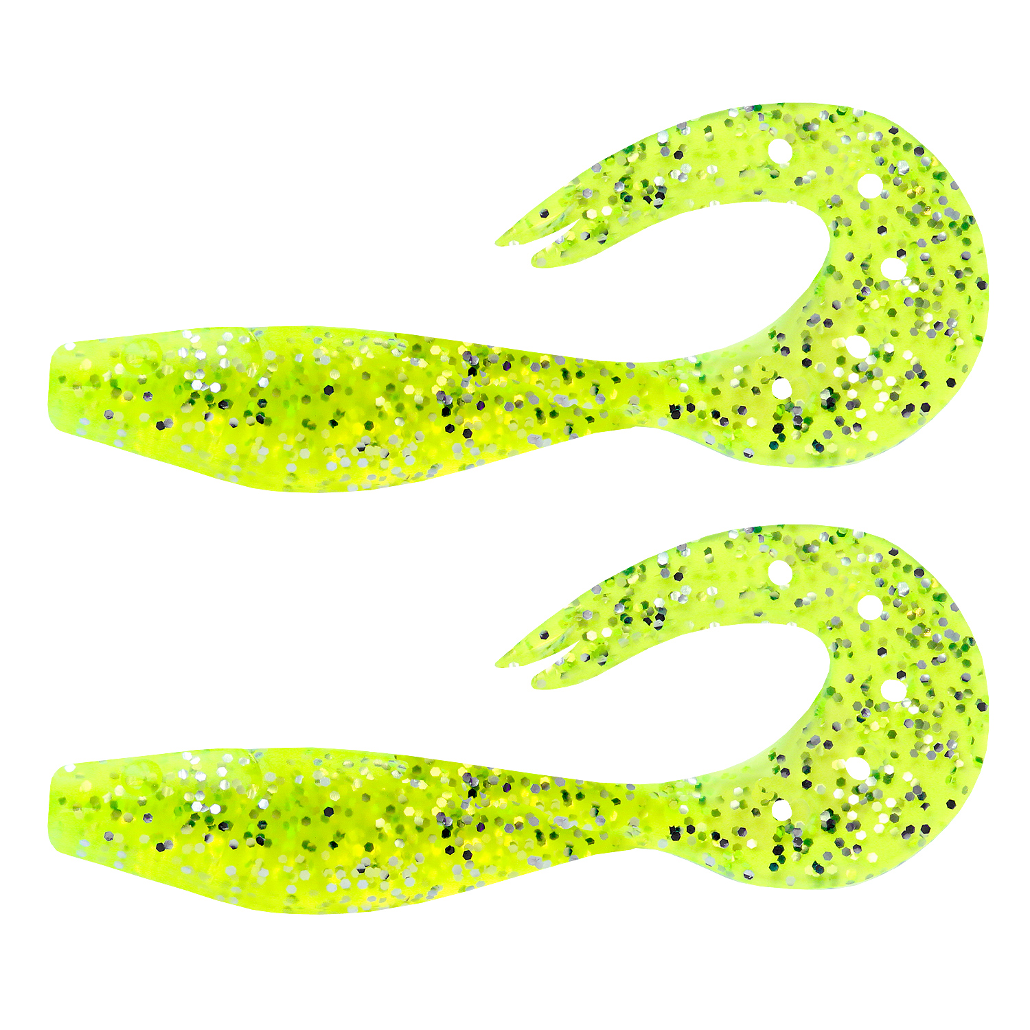 Twister Shad 14cm 2db/cs (Zld flitter)