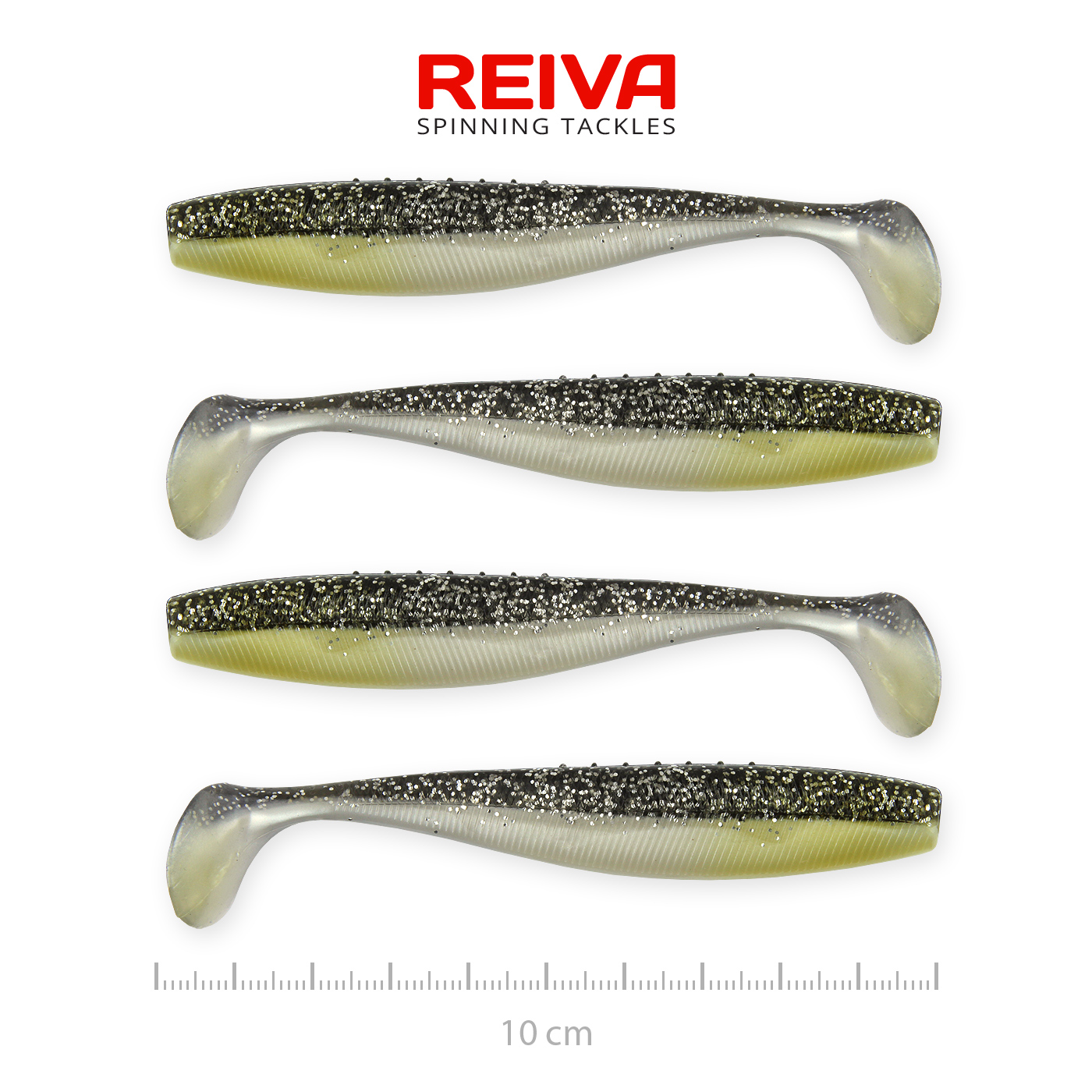 Flat Minnow shad 10cm 4db/cs (Moonshine Bleak)