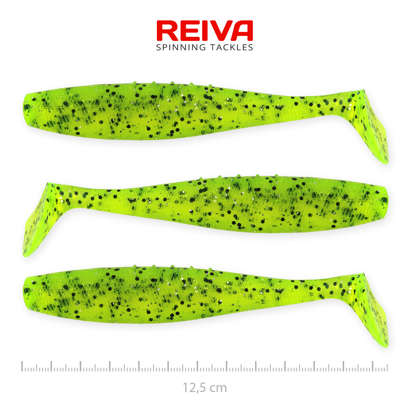 Flat Minnow shad 12,5cm 3db/cs (Poppy green)