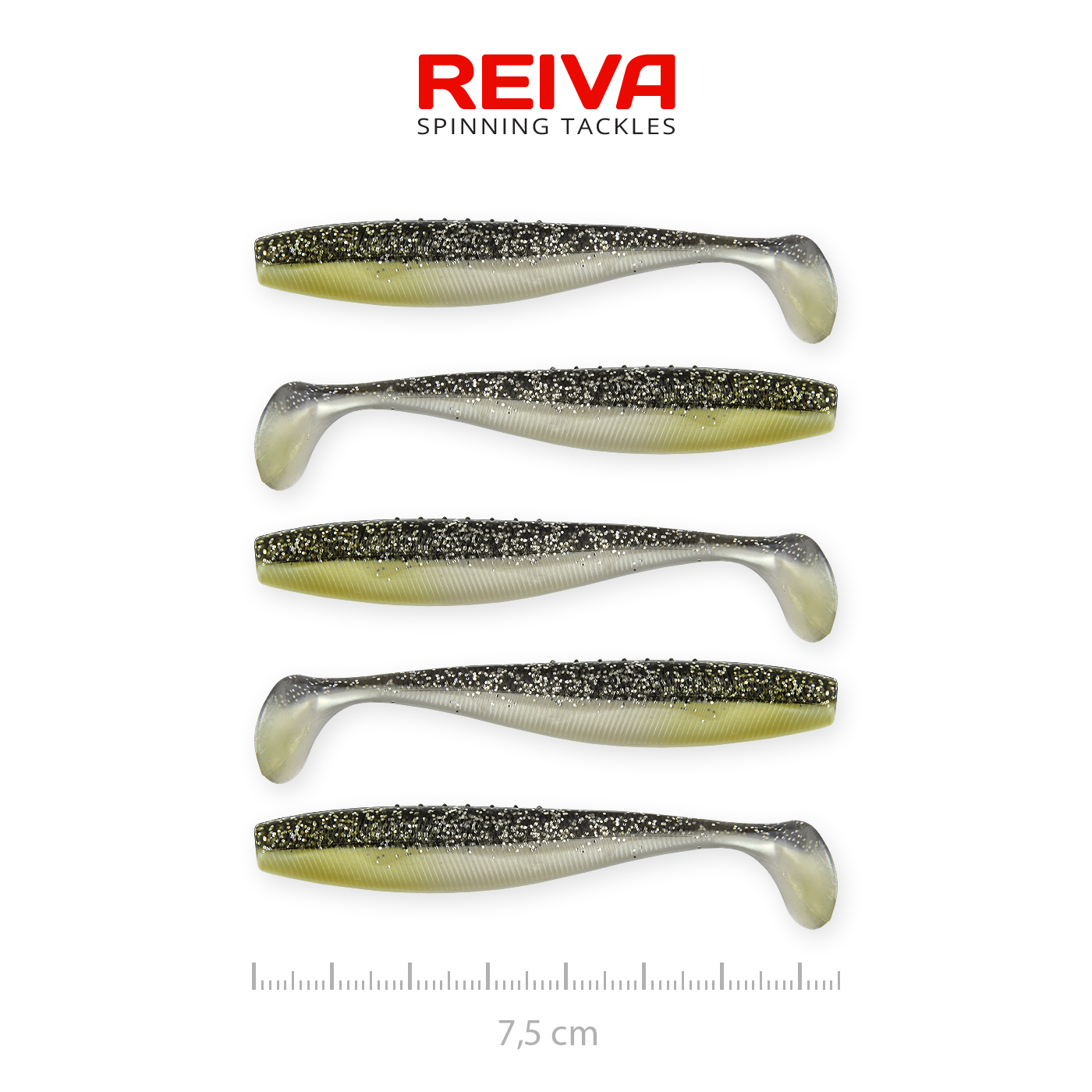 Flat Minnow shad 7,5cm 5db/cs (Moonshine Bleak)