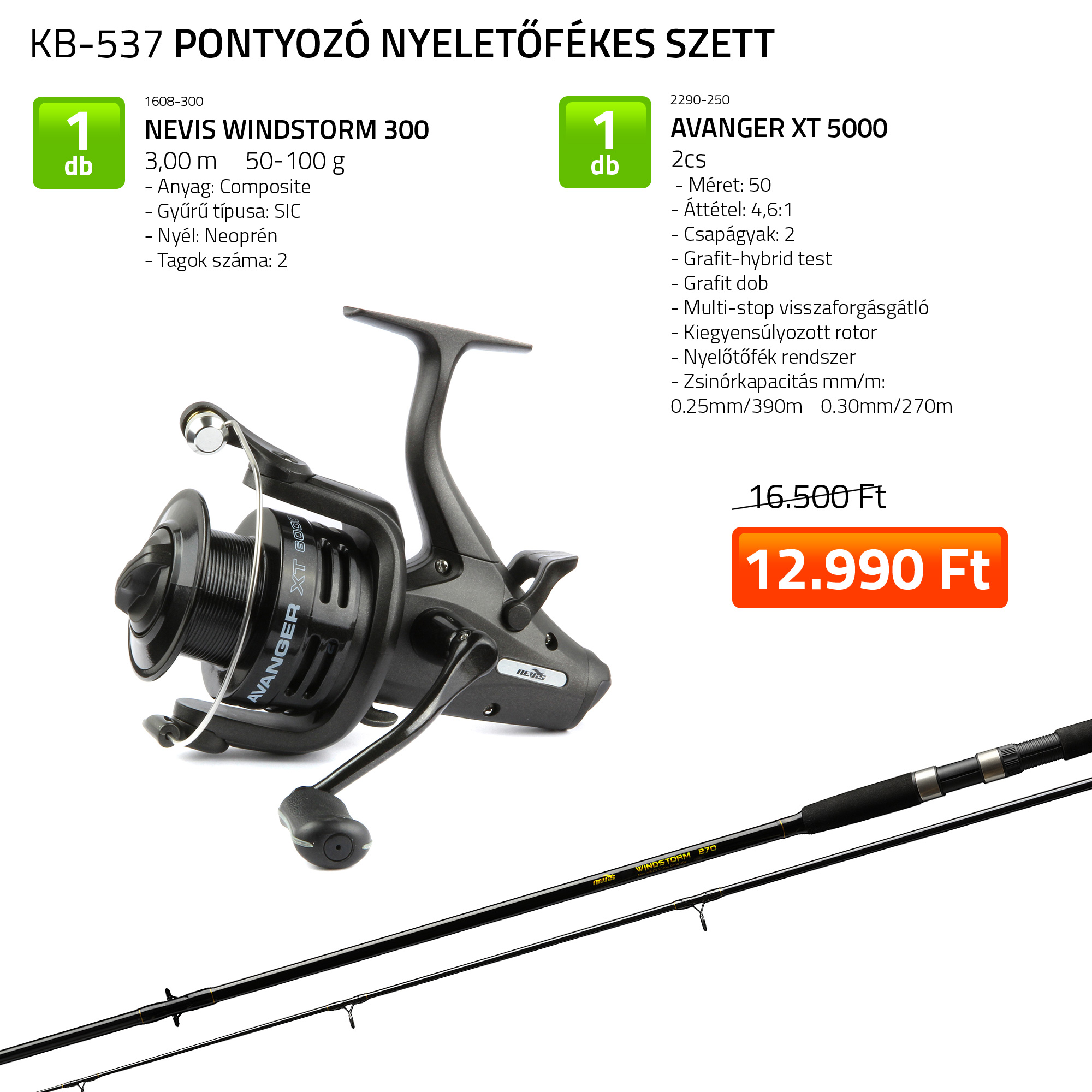 Pontyoz nyelets szett 1608-300+ 2290-250