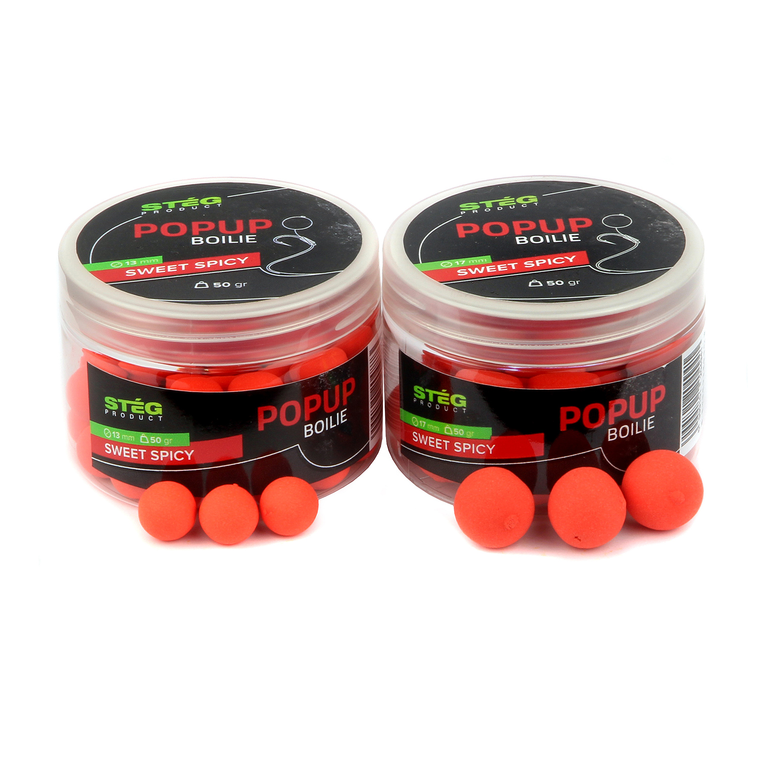 Stg Product Pop Up Boilie 13mm  SWEET SPICY 50g