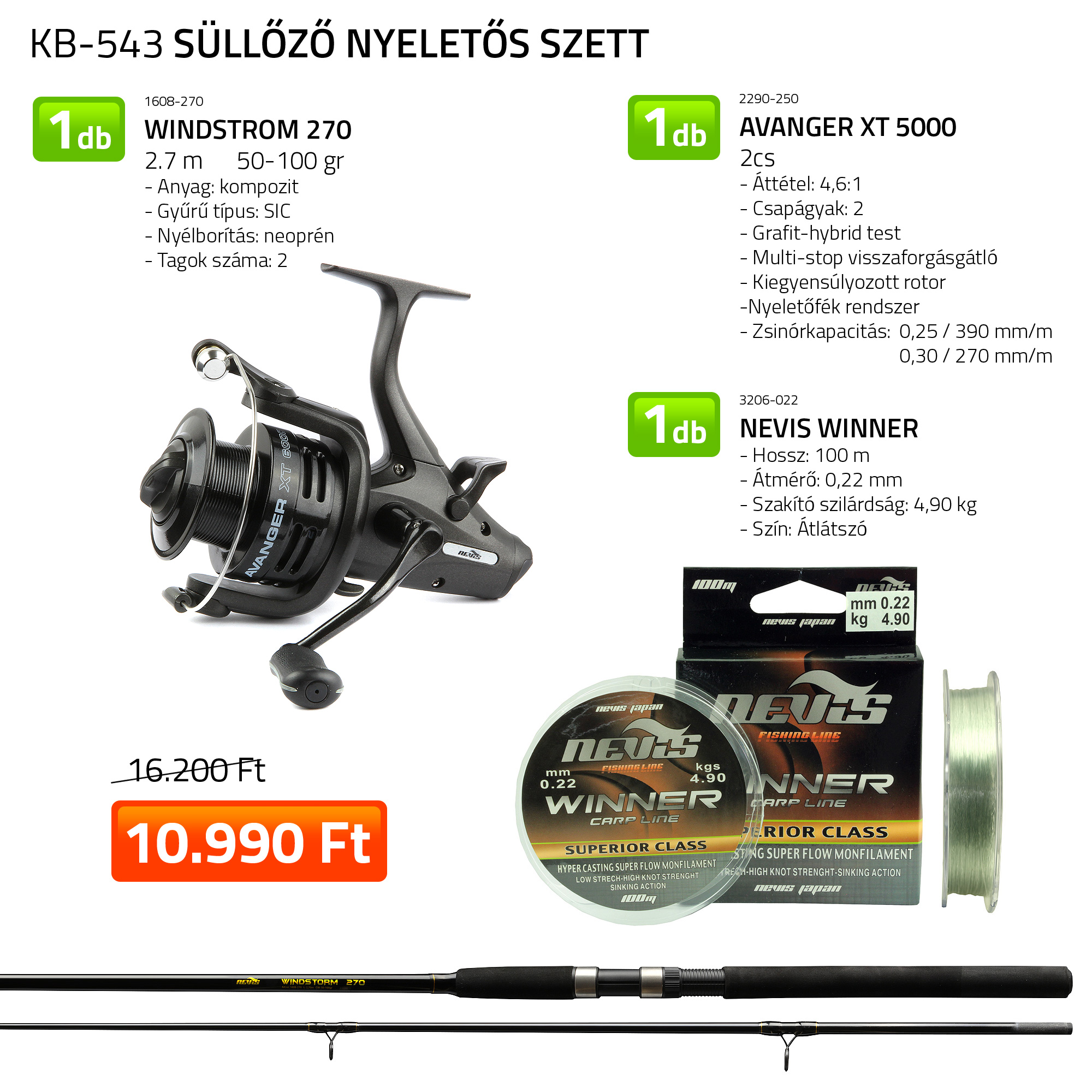 NEVIS SÜLLŐZŐ NYELETŐS SZETT 168-27+ 229-25+ 326-22