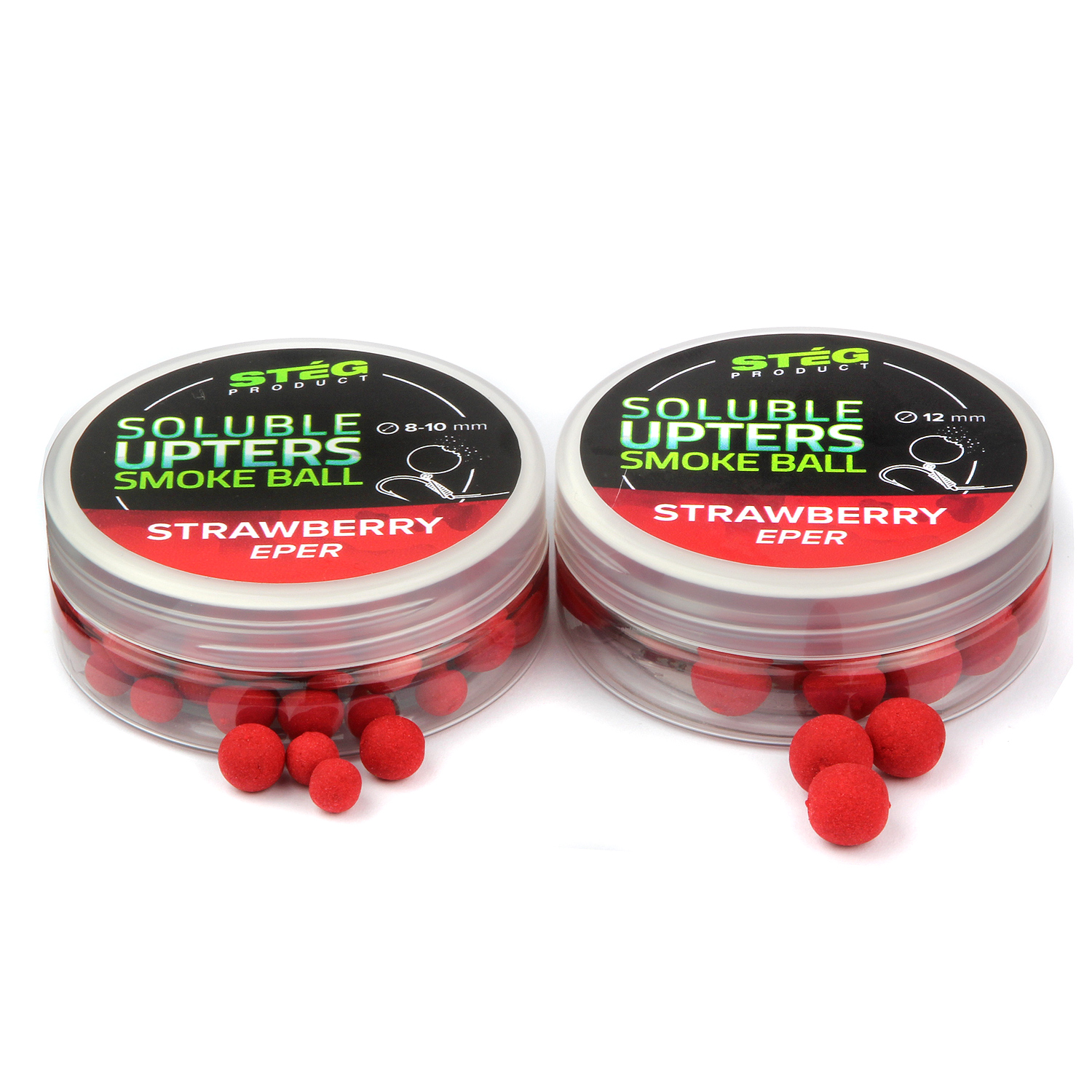 STÉG PRODUCT SOLUBLE UPTERS SMOKE BALL 12MM STRAWBERRY 30G