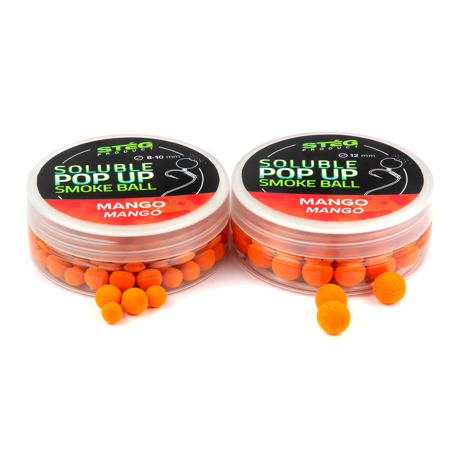 STÉG PRODUCT SOLUBLE POP UP SMOKE BALL 12MM MANGO 25G