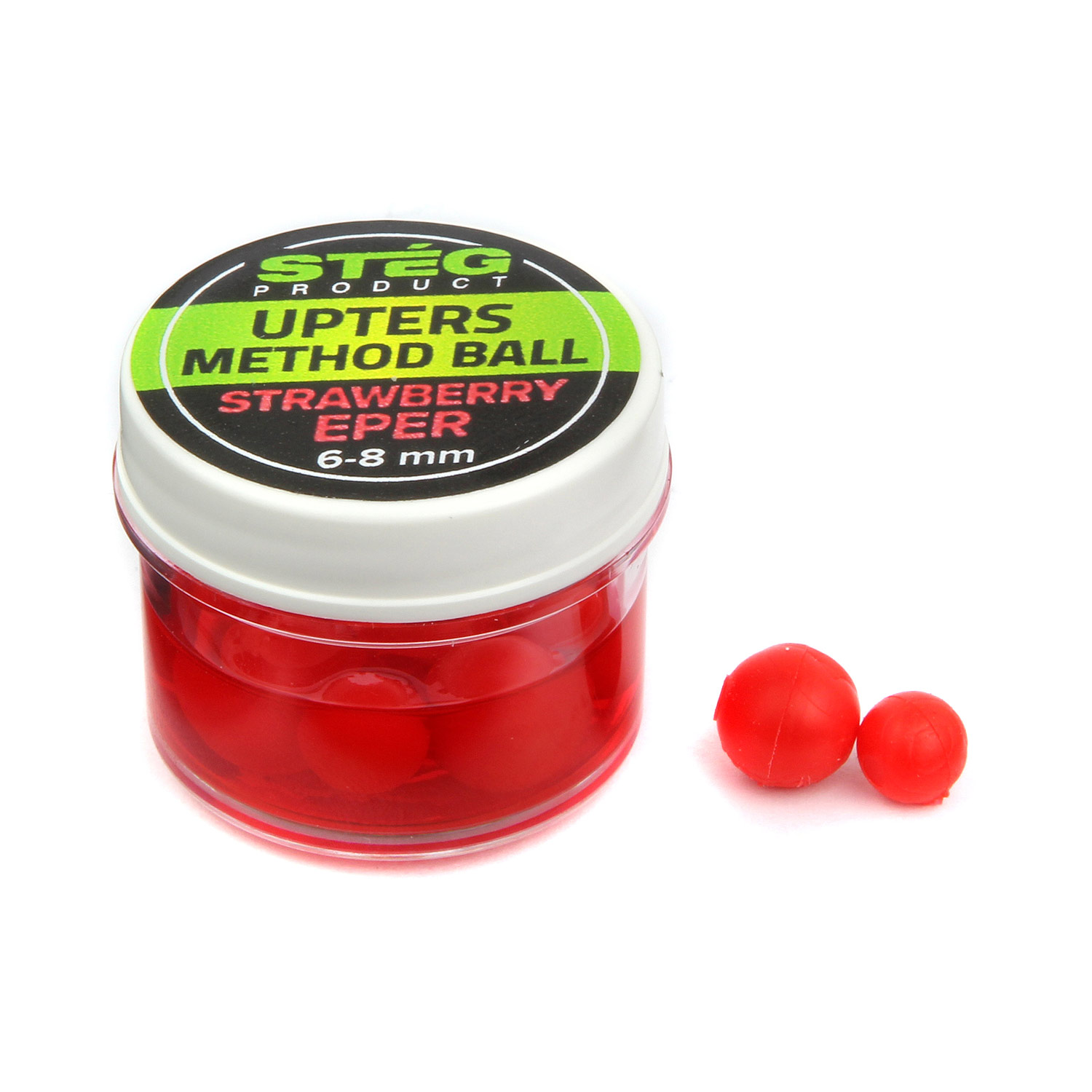 Stg Upters Method Ball 6-8mm 10db Strawberry