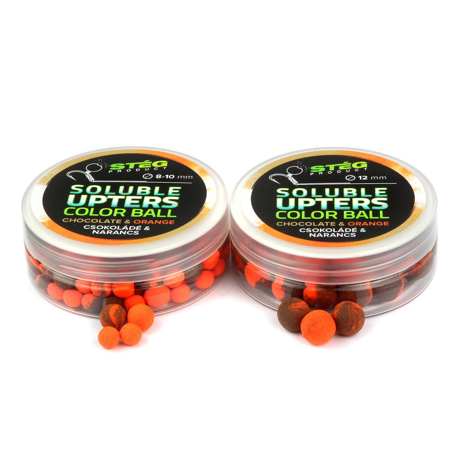 Stg Product Soluble Upters Color Ball 12mm Chocolate & Orange 30g