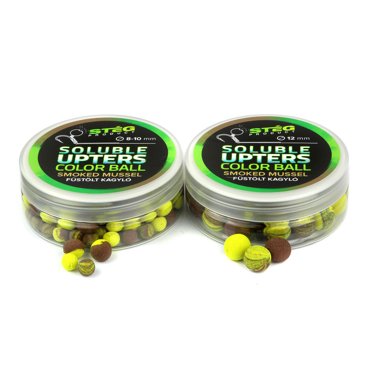 Stg Product Soluble Upters Color Ball 8-10mm Smoked & Mussel 30g