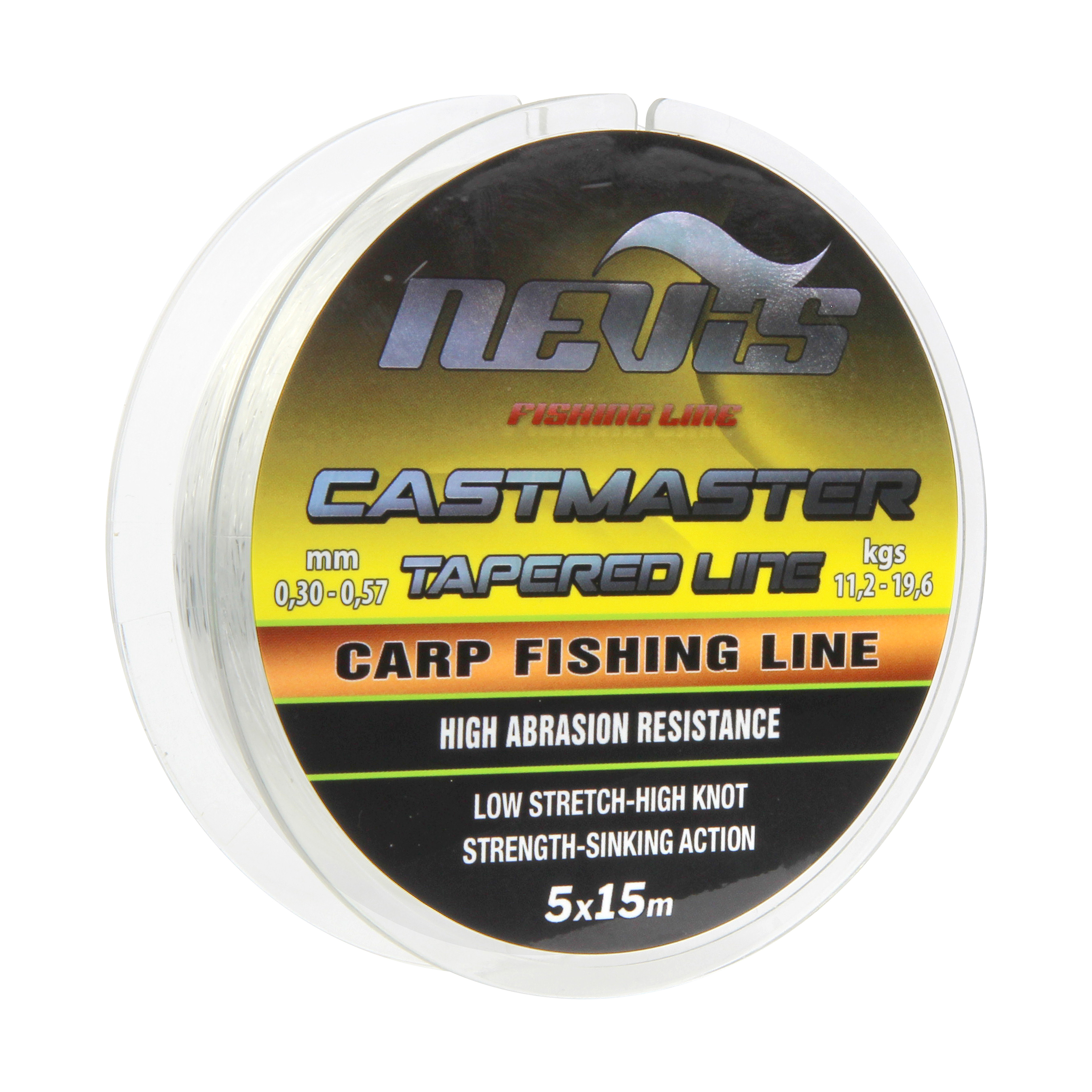Castmaster Tapered Line 5x15m  0.28-0.57mm