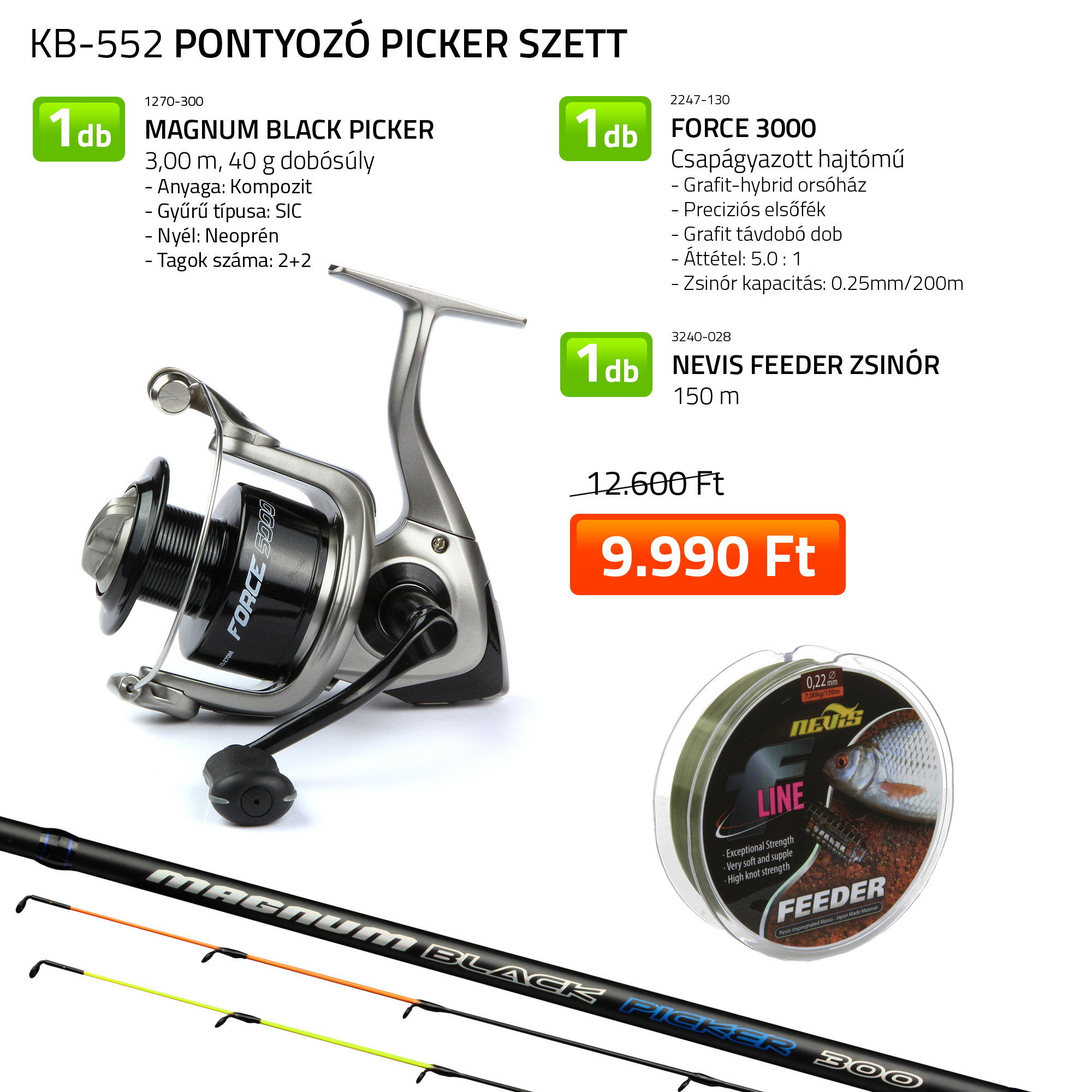 Pontyoz Picker szett 1270-300+ 2247-130+ 3240-028