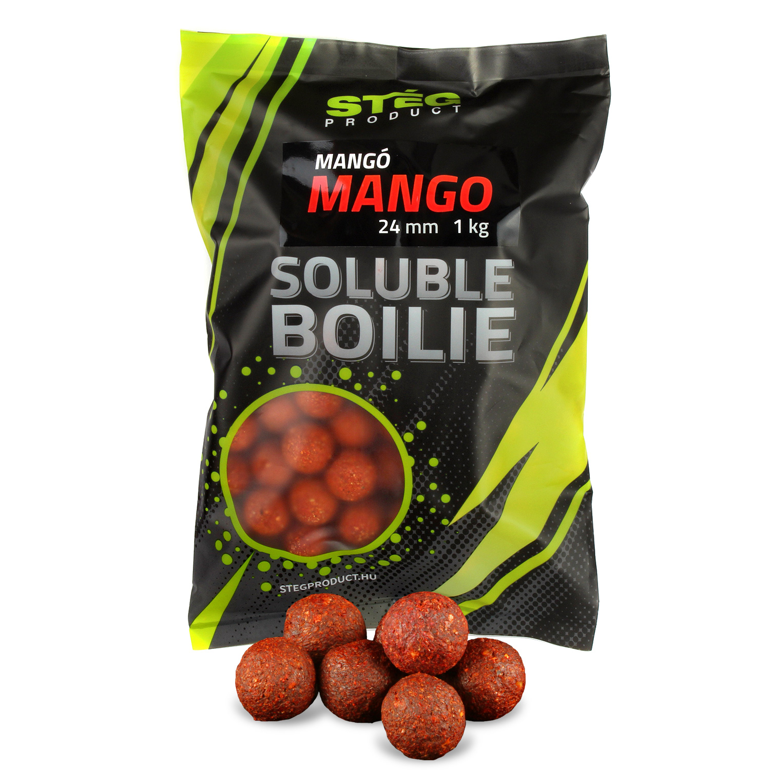 Stg Product Soluble Boilie 24mm Mango 1kg