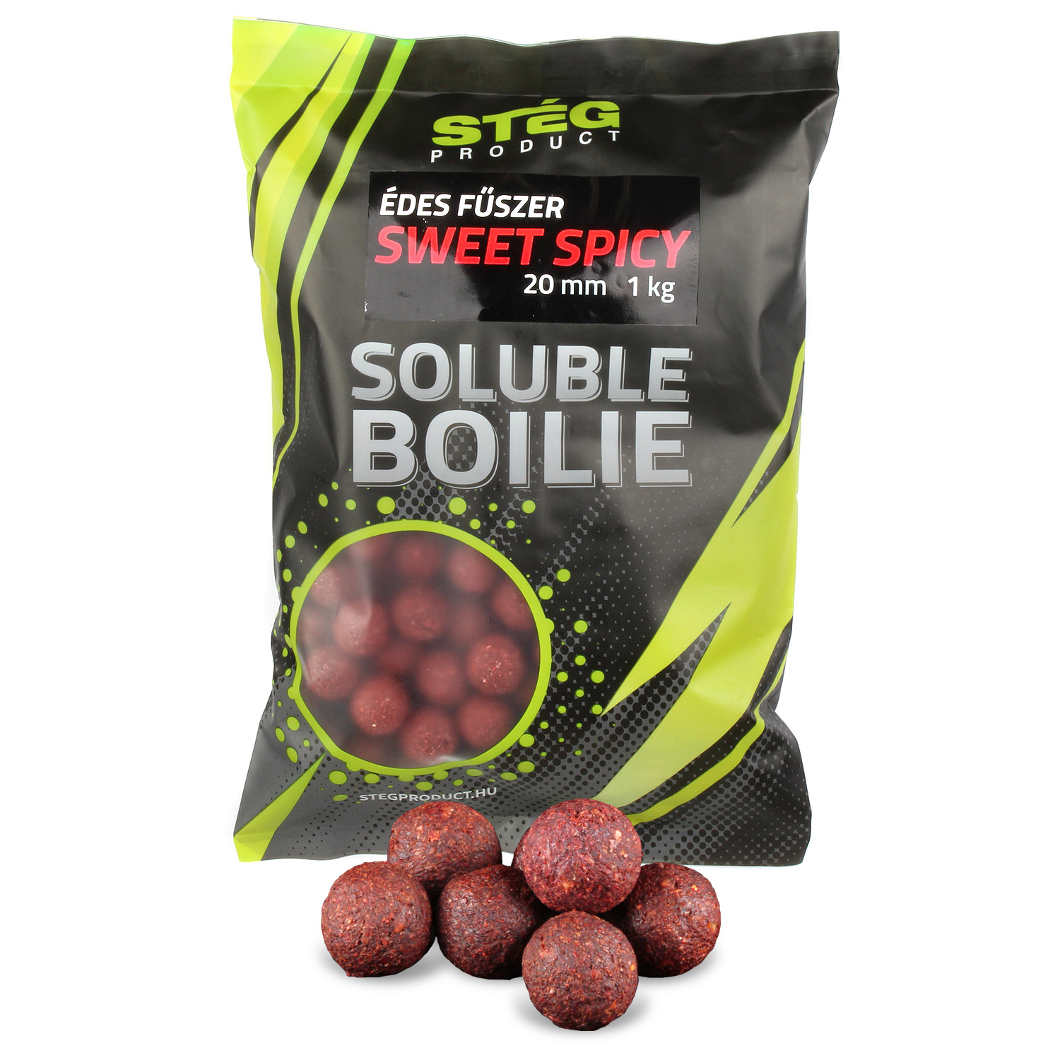 Stg Product Soluble Boilie 20mm Sweet Spicy 1kg