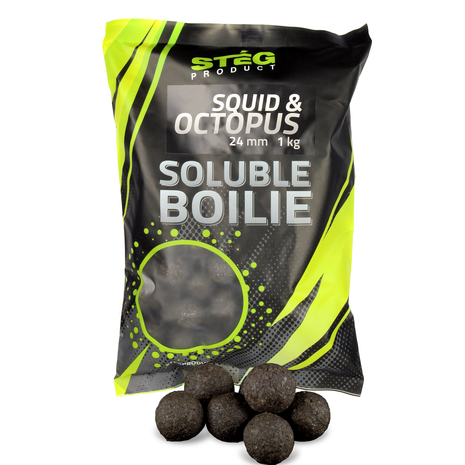 Stg Product Soluble Boilie 24mm Squid & Octopus 1kg