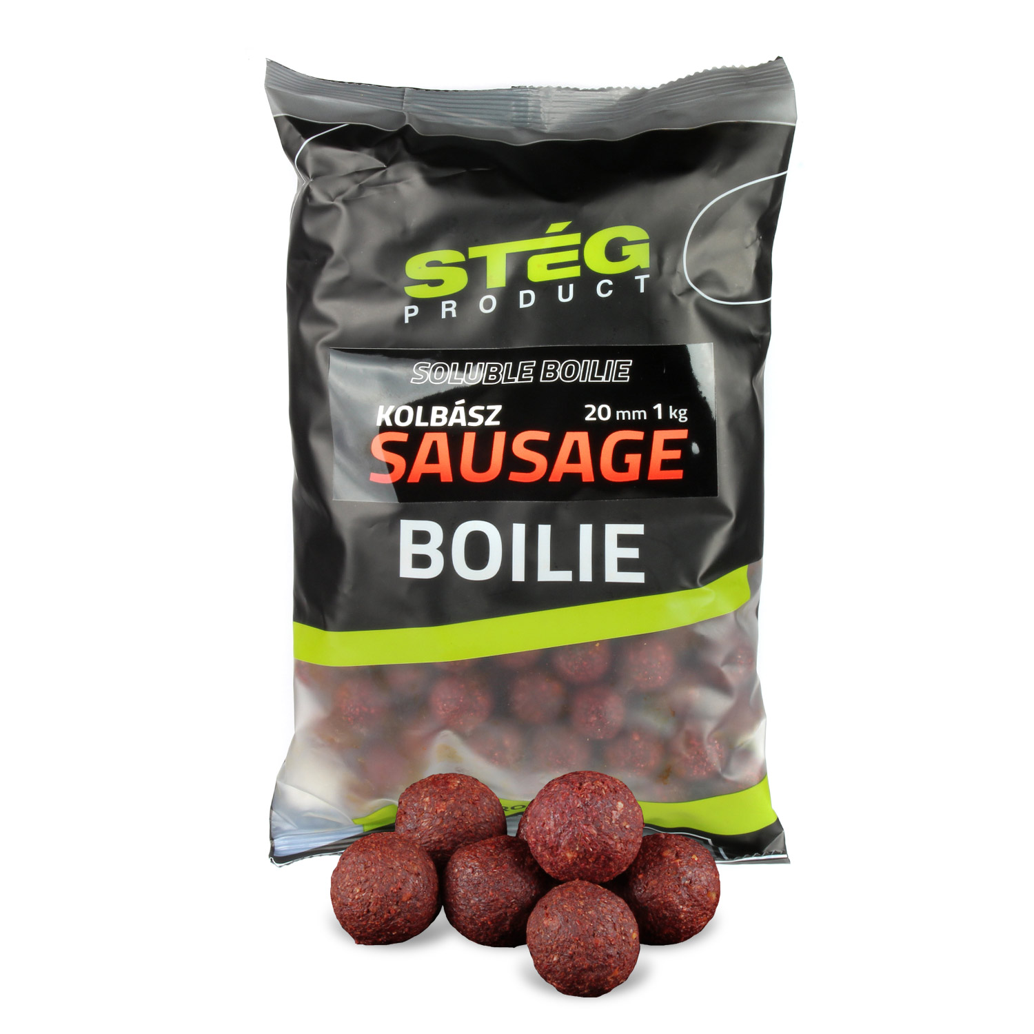 Stg Soluble Boilie 20mm 1kg Sausage
