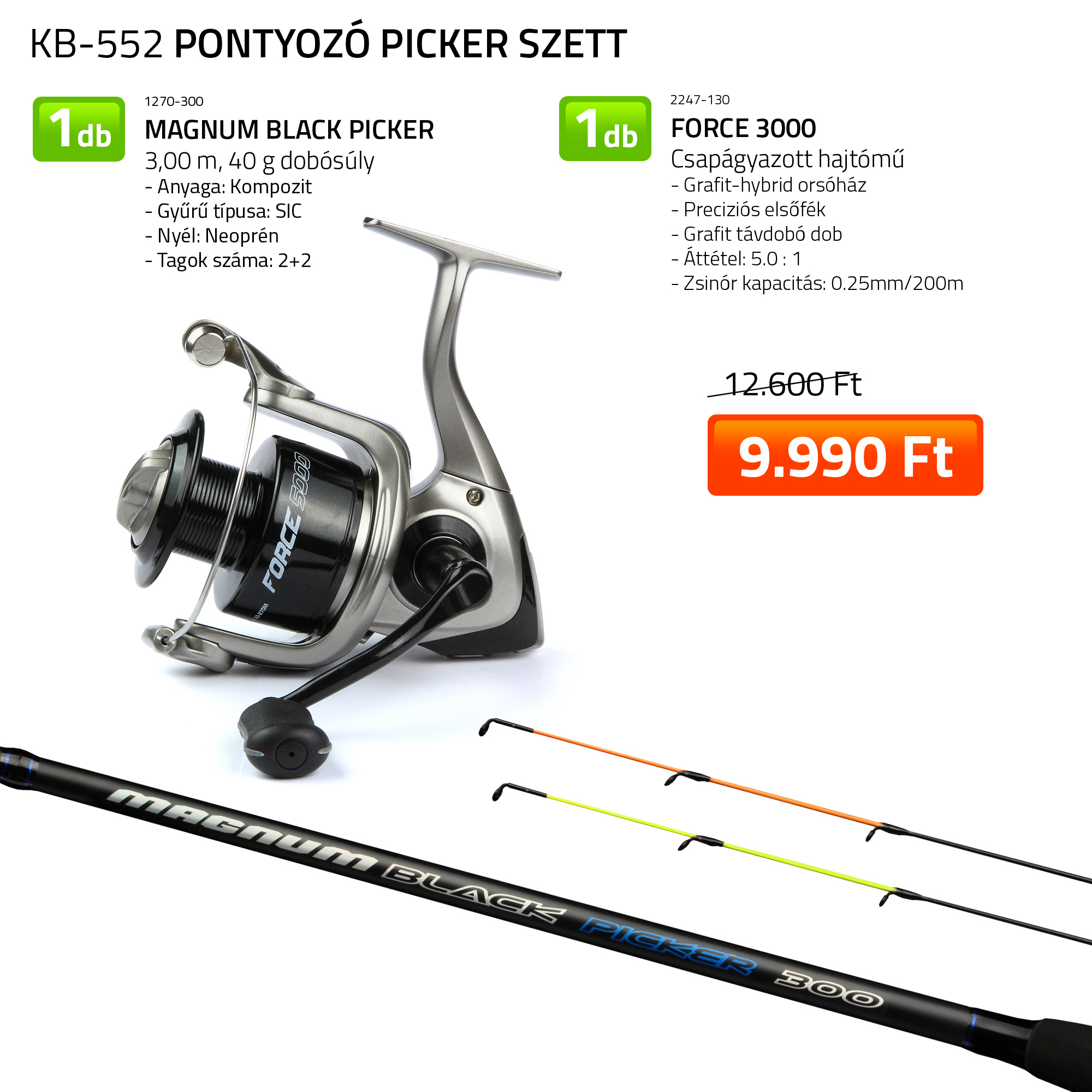 PONTYOZÓ PICKER SZETT 1270-300+ 2247-130