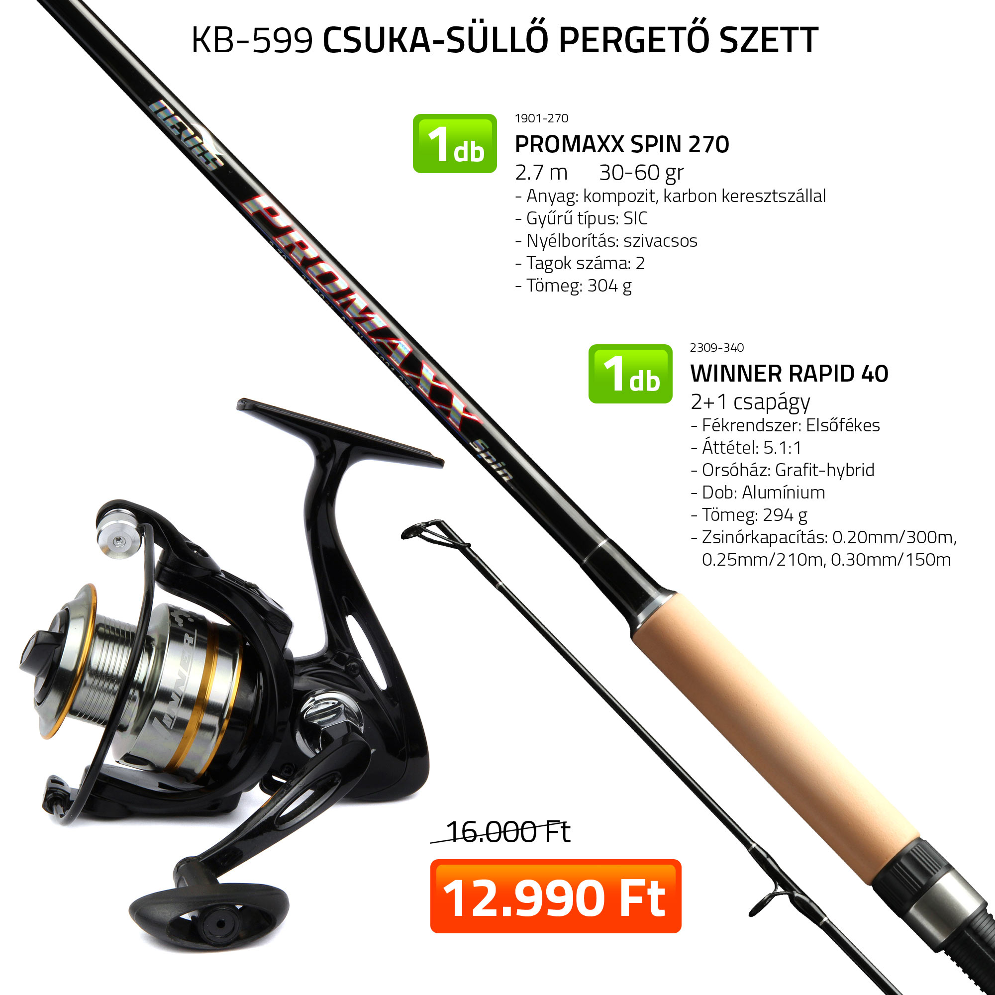 CSUKA-SÜLLŐ SZETT 1901-270+ 2309-340