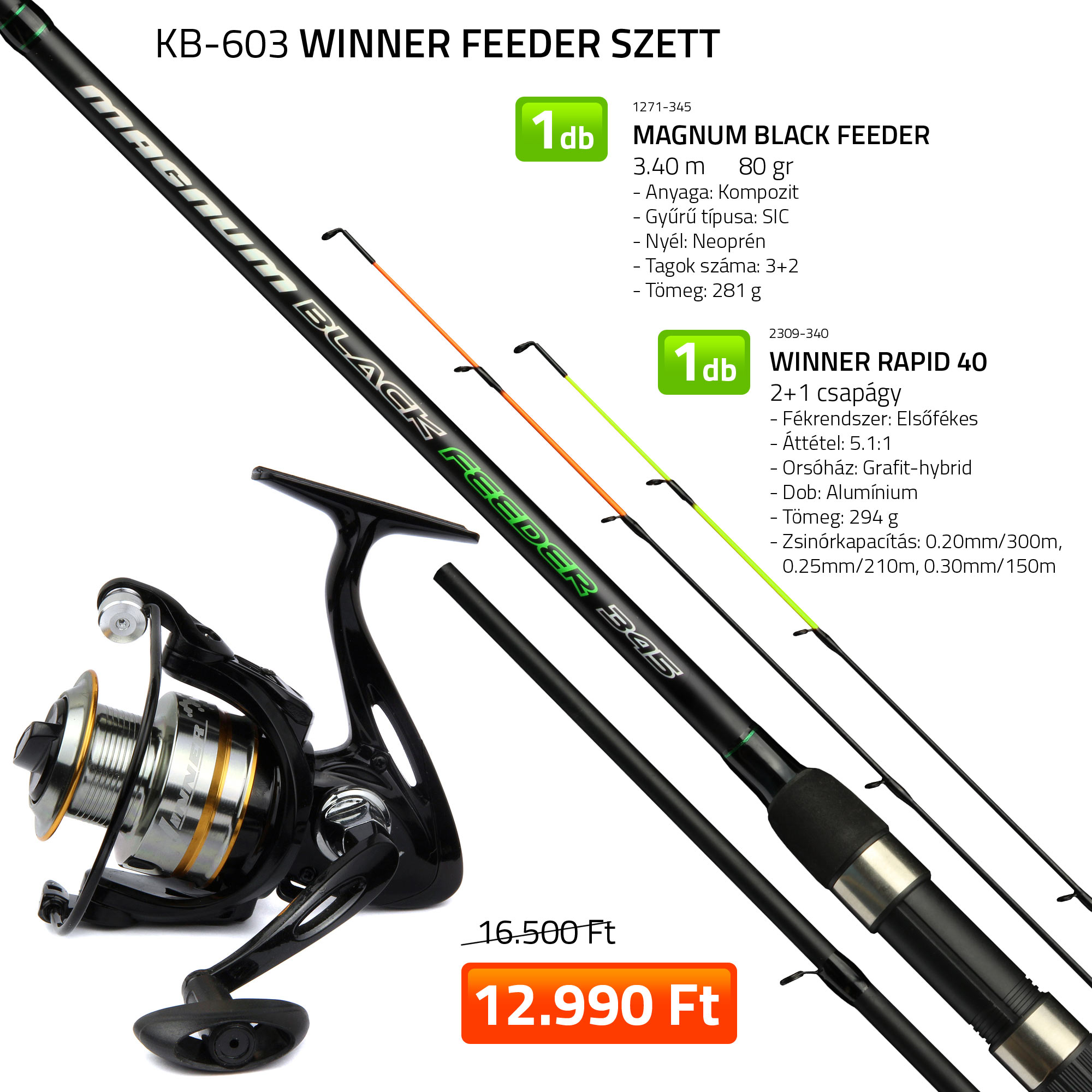 WINNER FEEDER SZETT 1271-345+ 2309-340