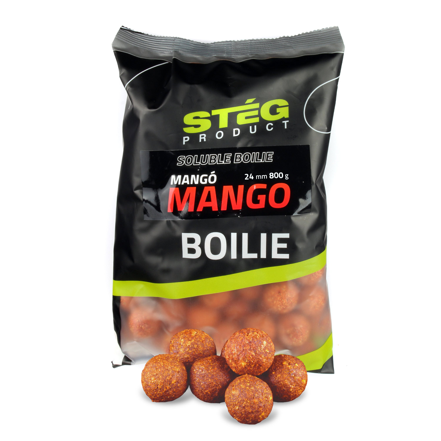 STÉG SOLUBLE BOILIE 24MM 800G MANGO