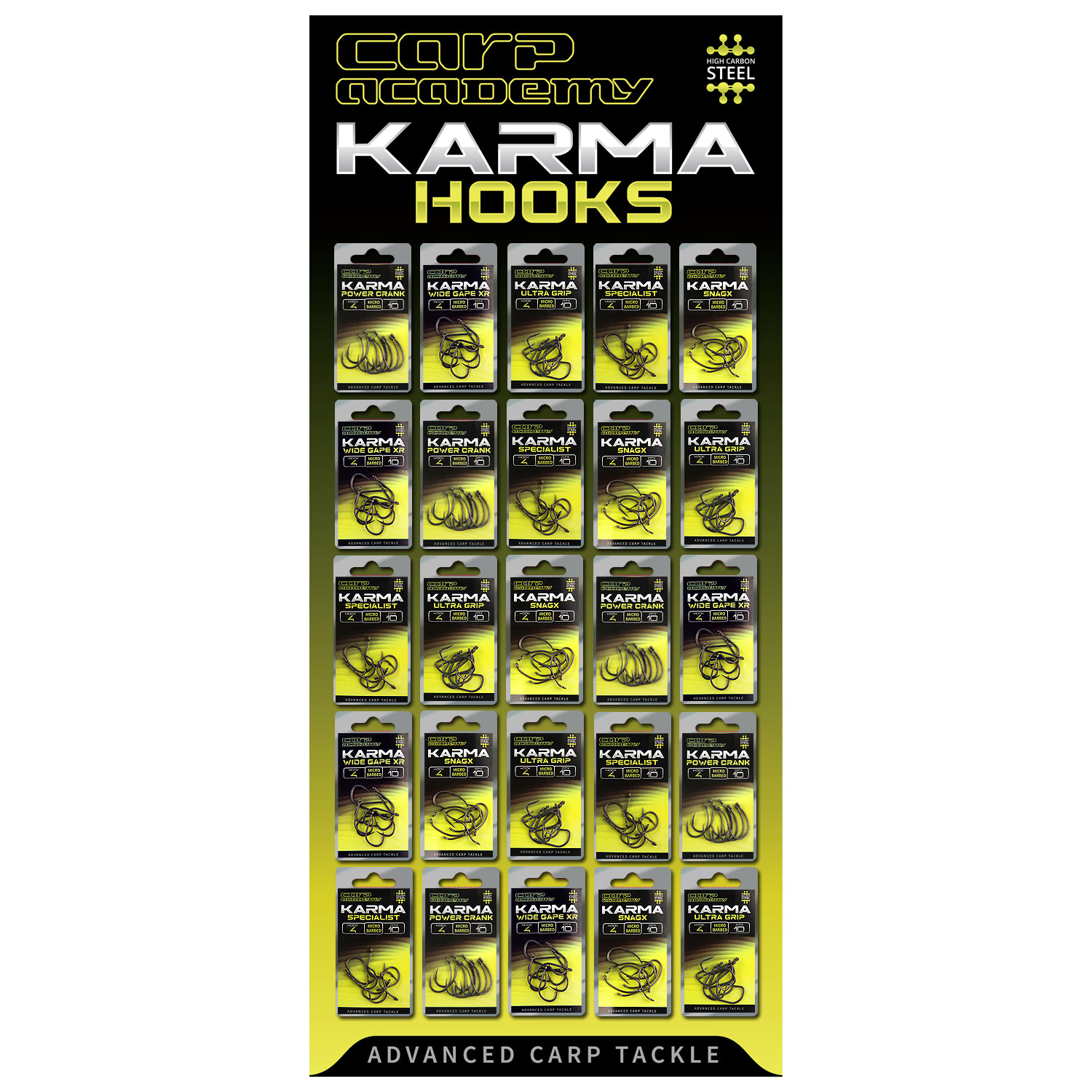 Carp Academy Karma Hook bemutat� t�bla
