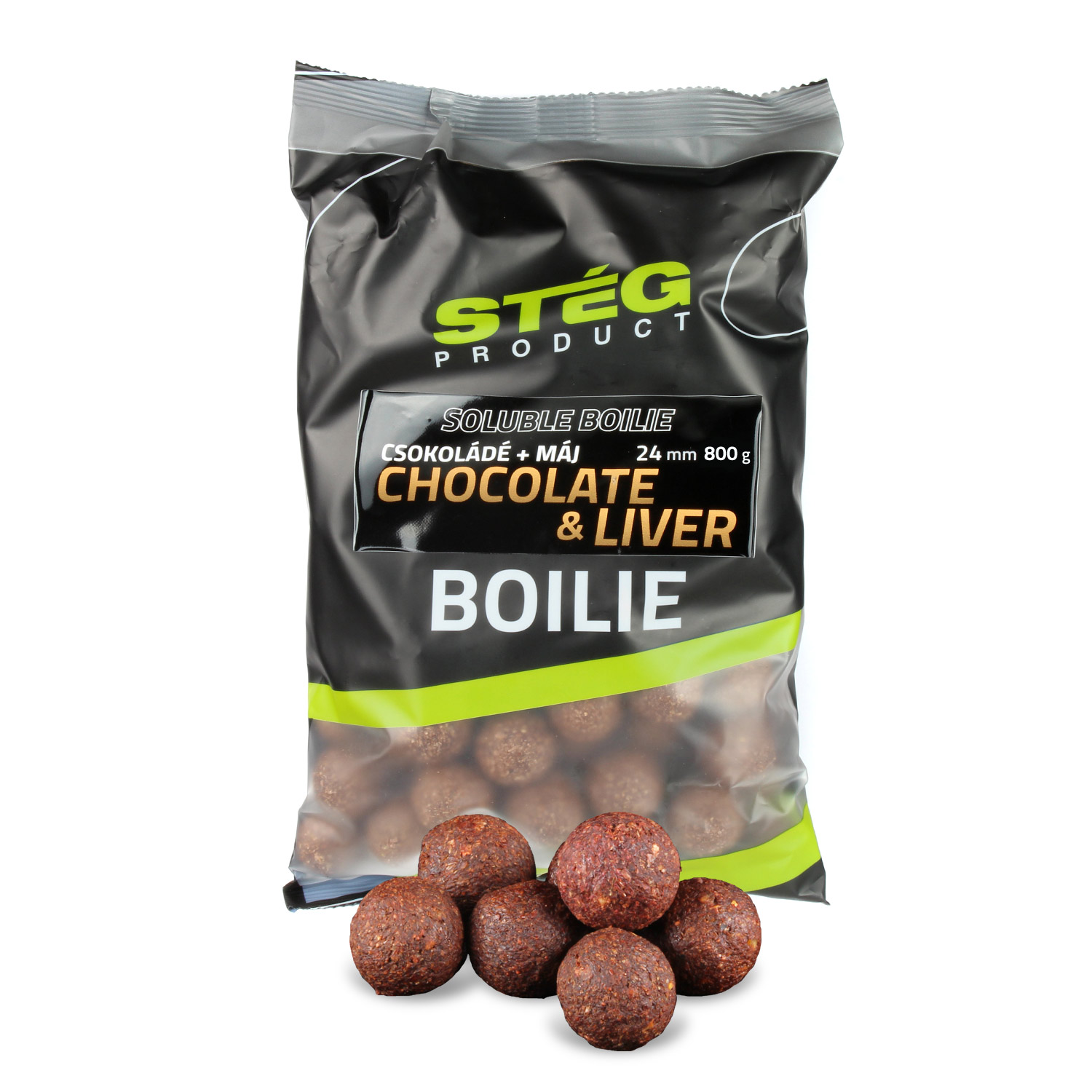 St�g Soluble Boilie 24mm 800g Chocolate& Liver