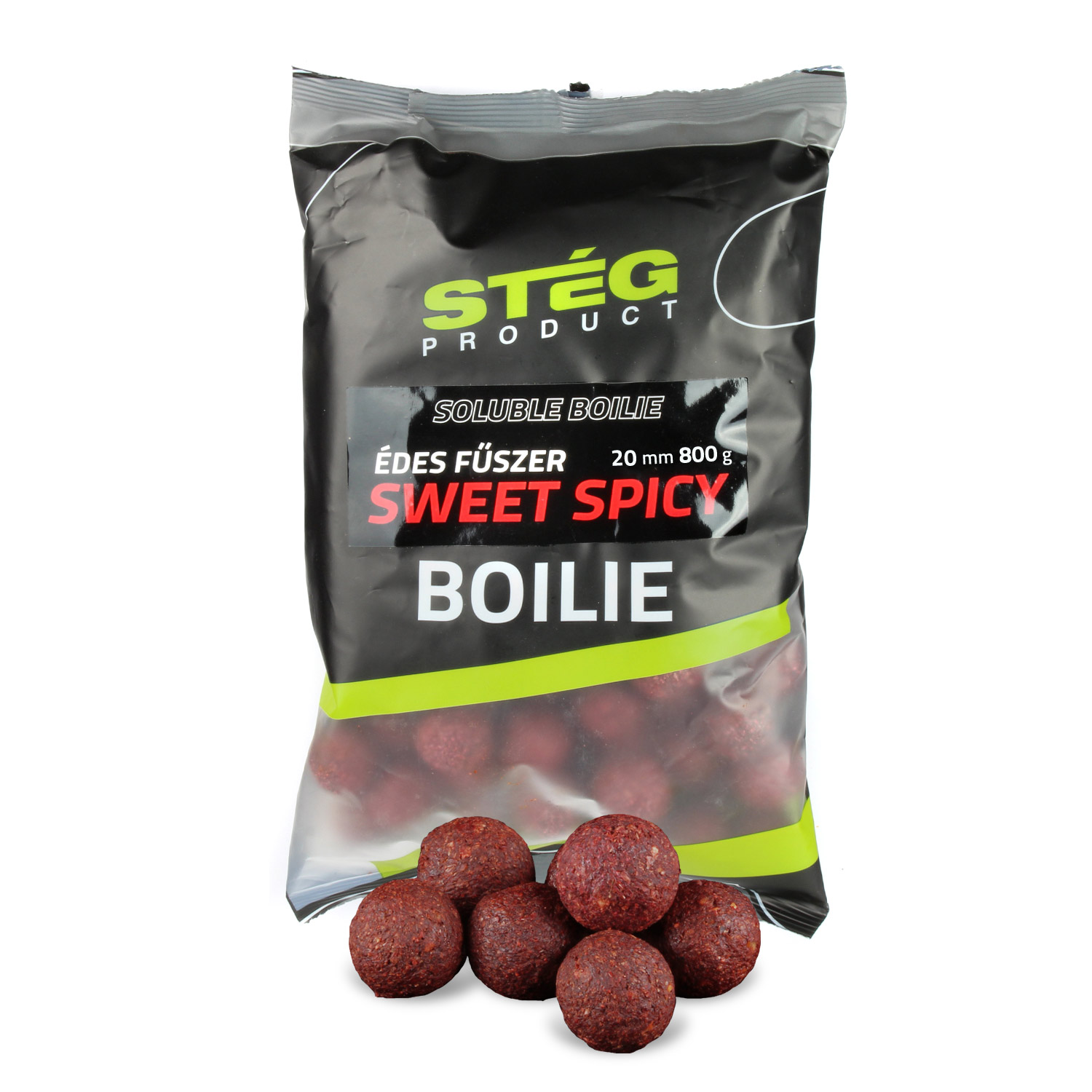 St�g Soluble Boilie 20mm 800g Sweet Spicy