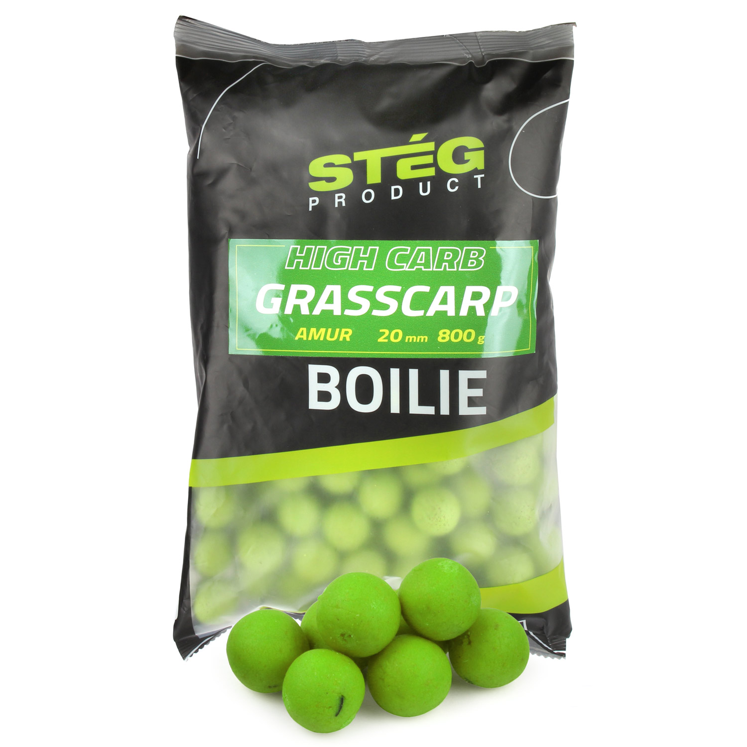 St�g High Carb Boilie 20mm 800g Amur-Grasscarp